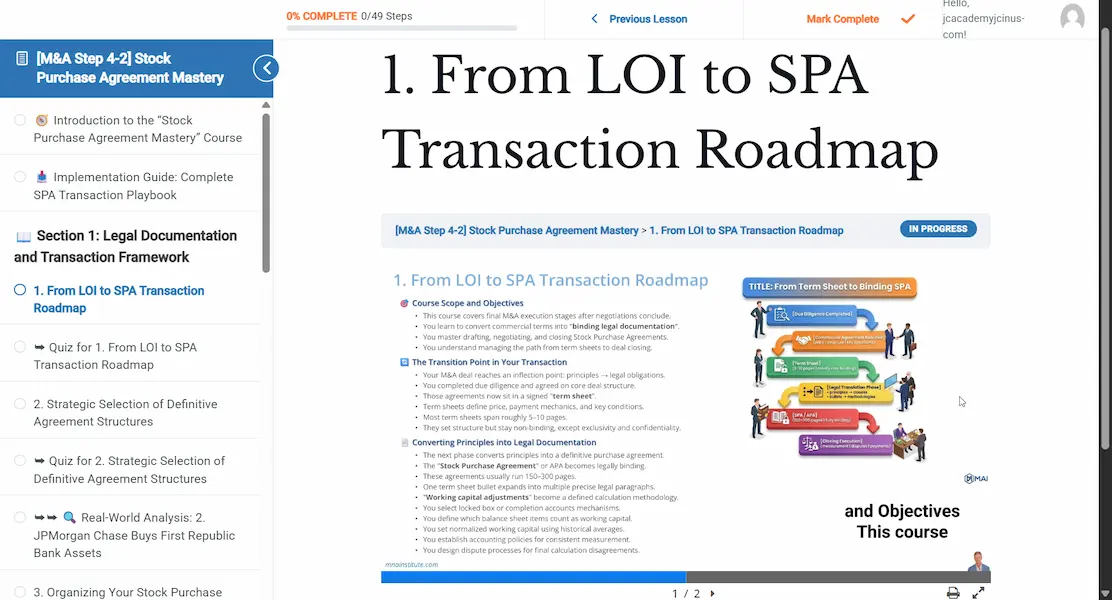 mergers and acquisitions online course mergers and acquisitions online course