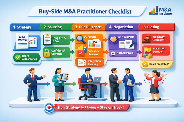 mergers and acquisitions procedure 5 steps