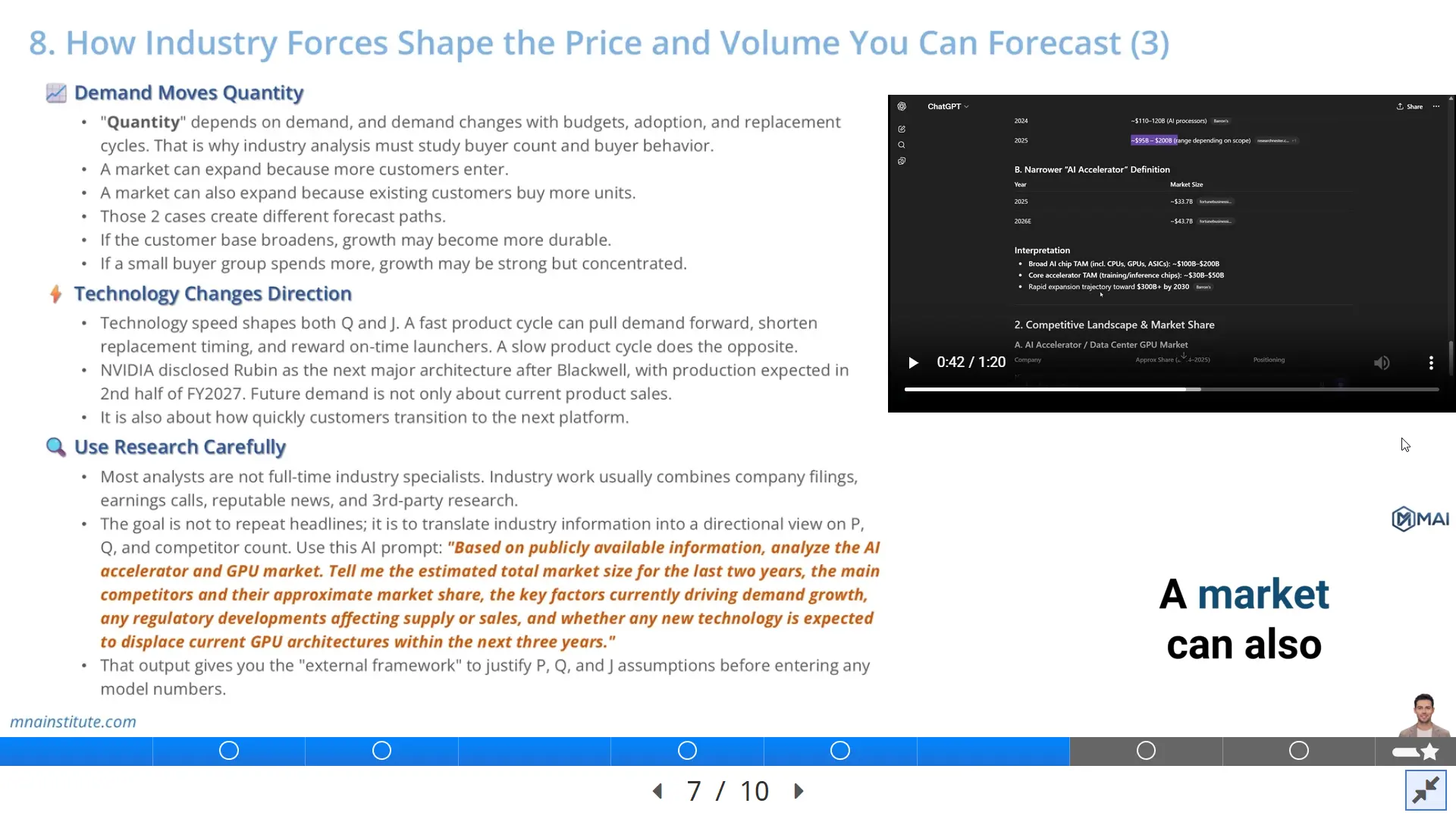 AI for financial modeling and valuation course