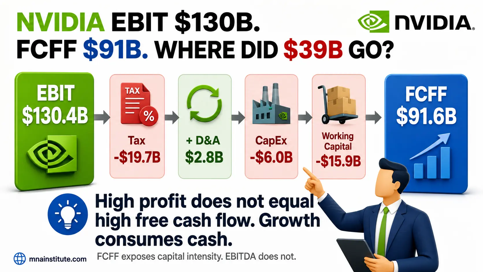 FCFF formula - free cash flow to the firm