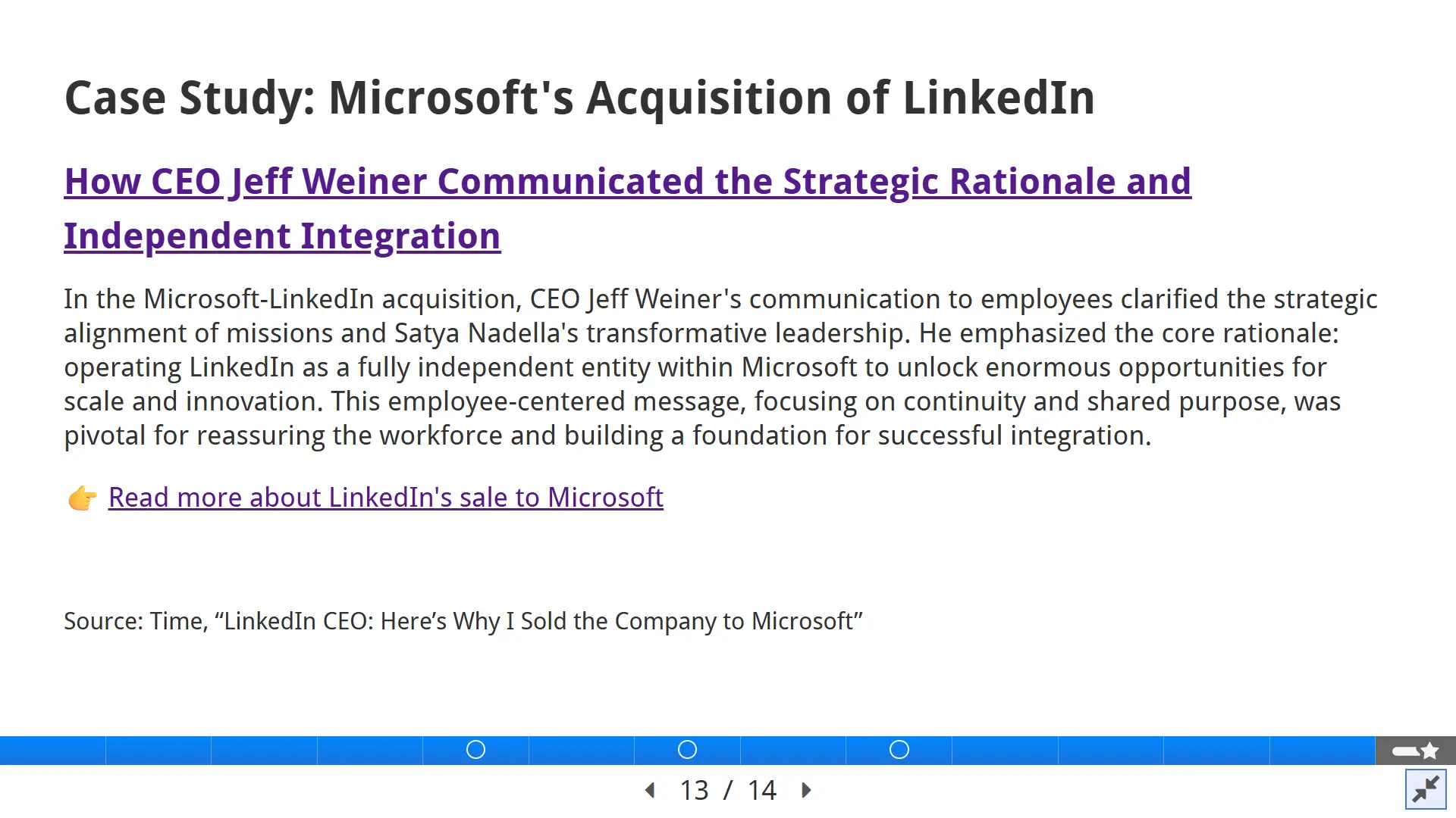 case study in HR integration