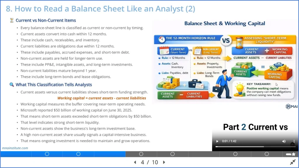 financial statement analysis course 3