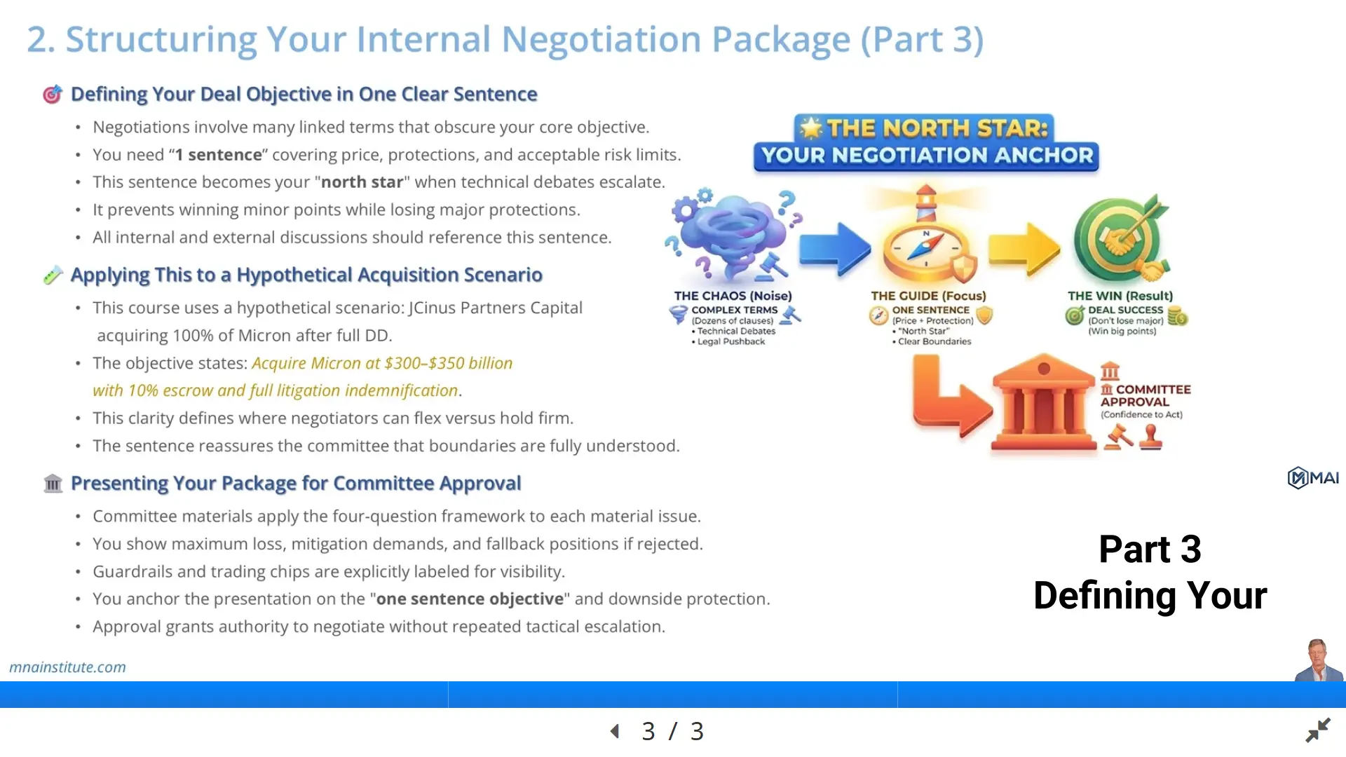 how to use due diligence findings in negotiation 3