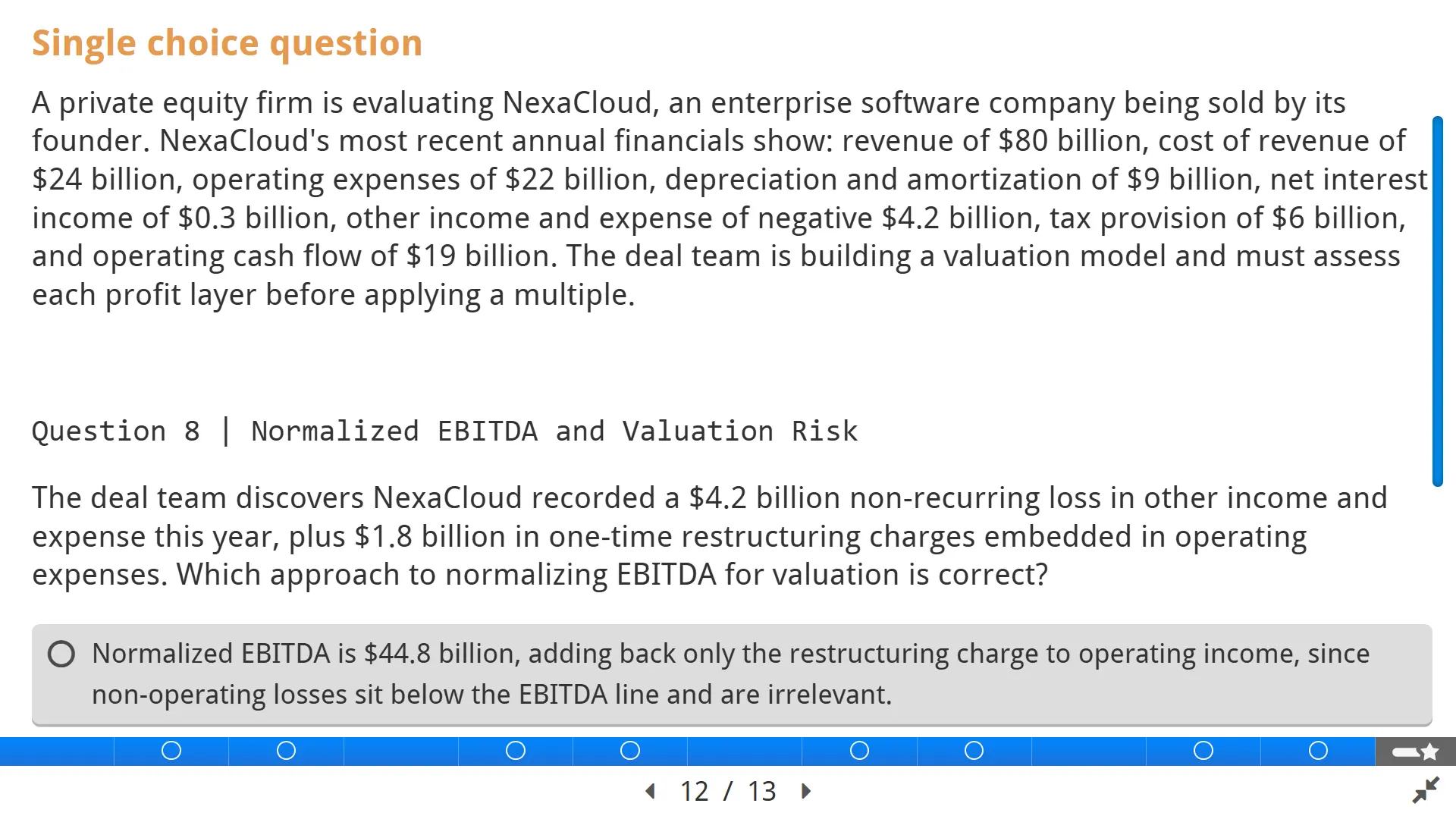 adjusted EBITDA