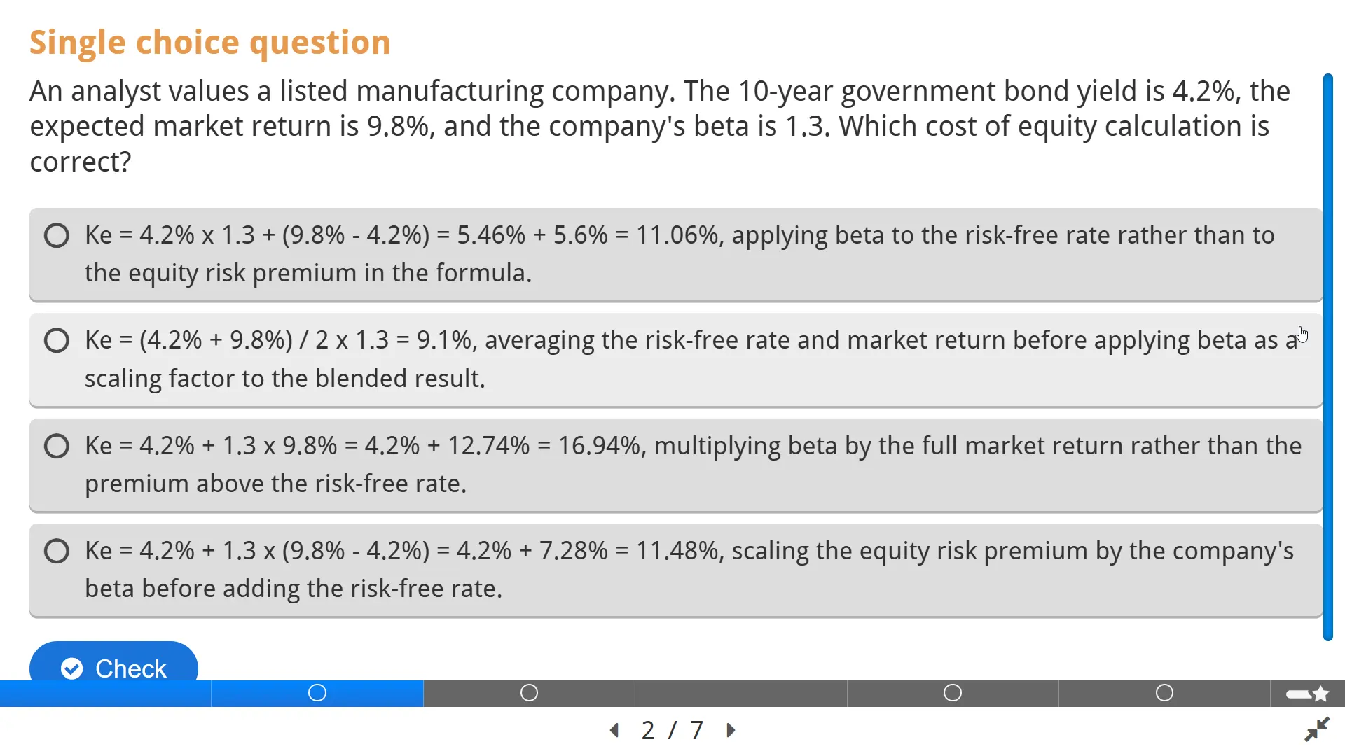 cost of equity formula