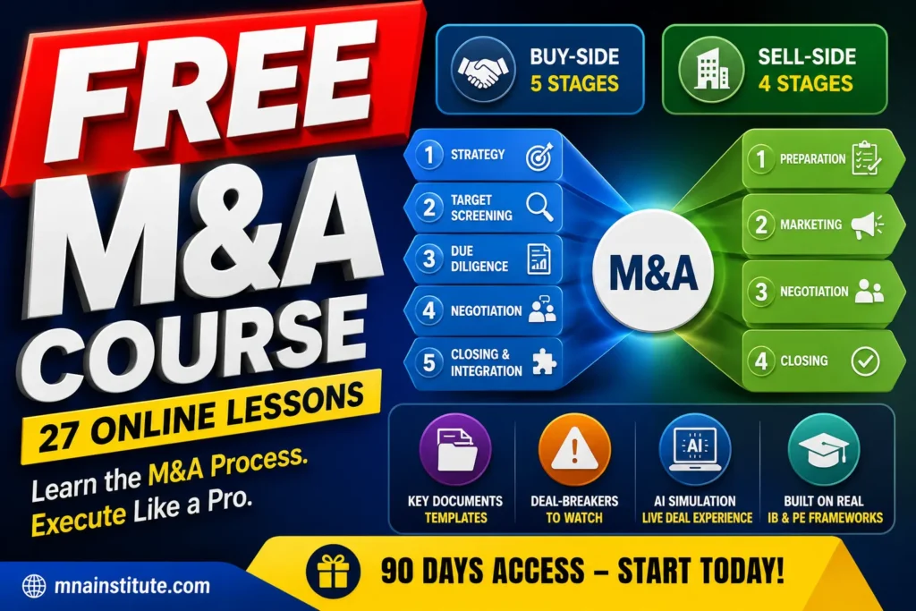 free merger and acquisition course