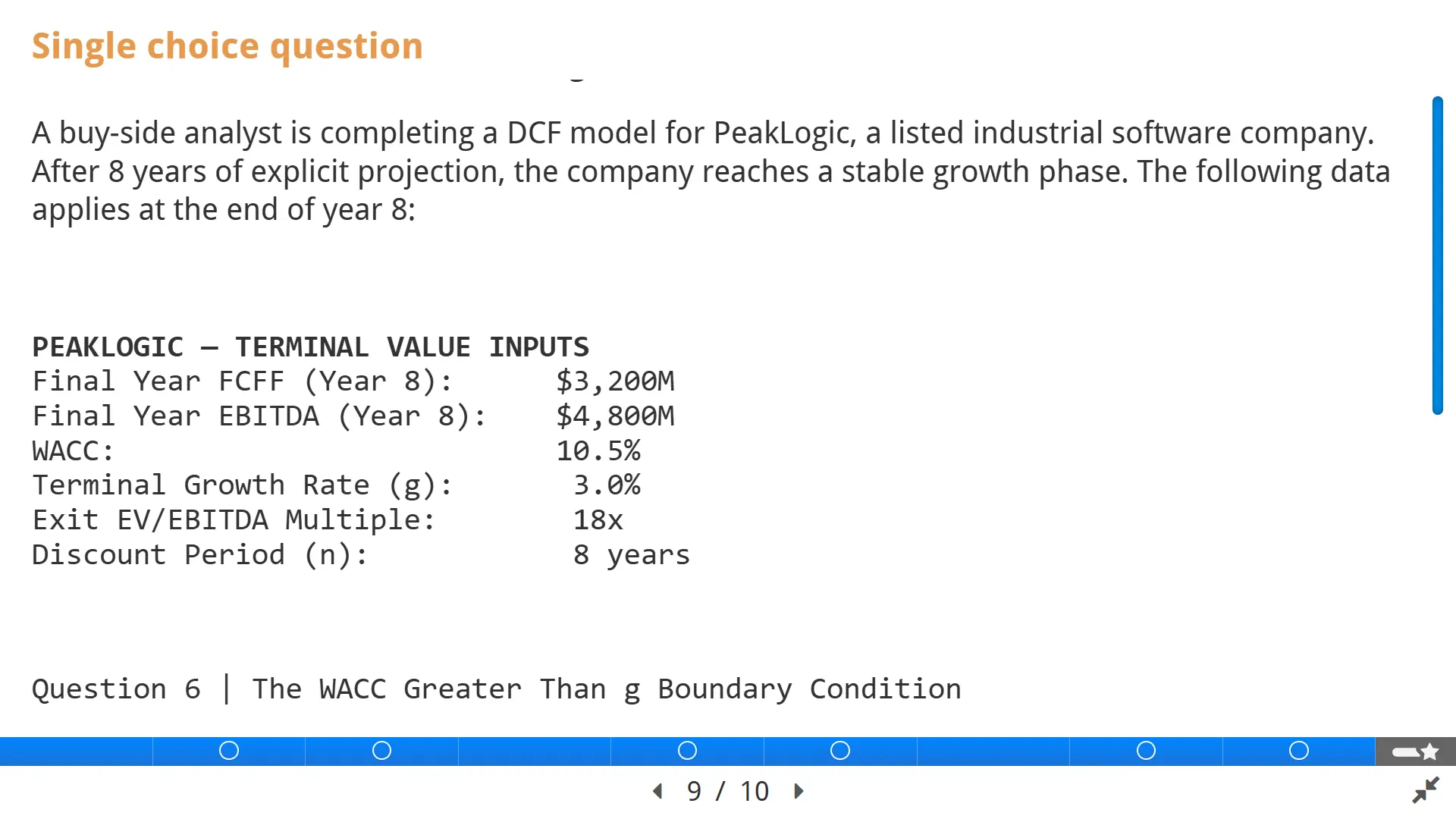 perpetuity growth model