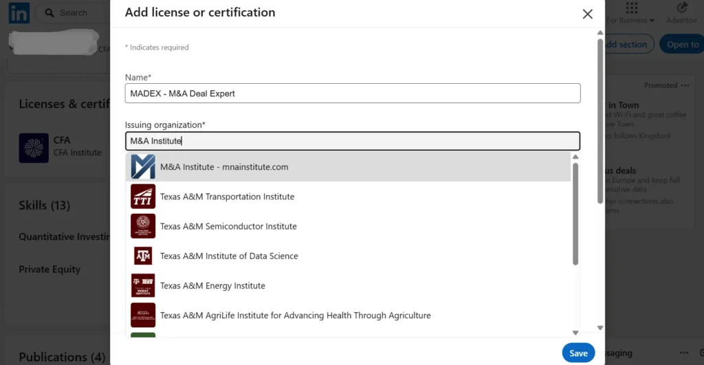 mergers and acquisitions certification - linkedin connection mergers and acquisitions certification - linkedin connection